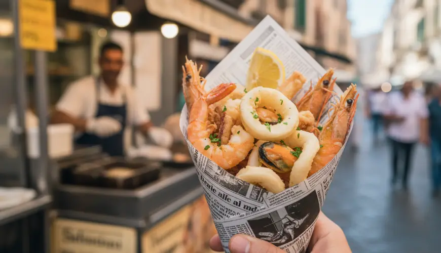 Fritto misto: italská smažená pochoutka co není fast food