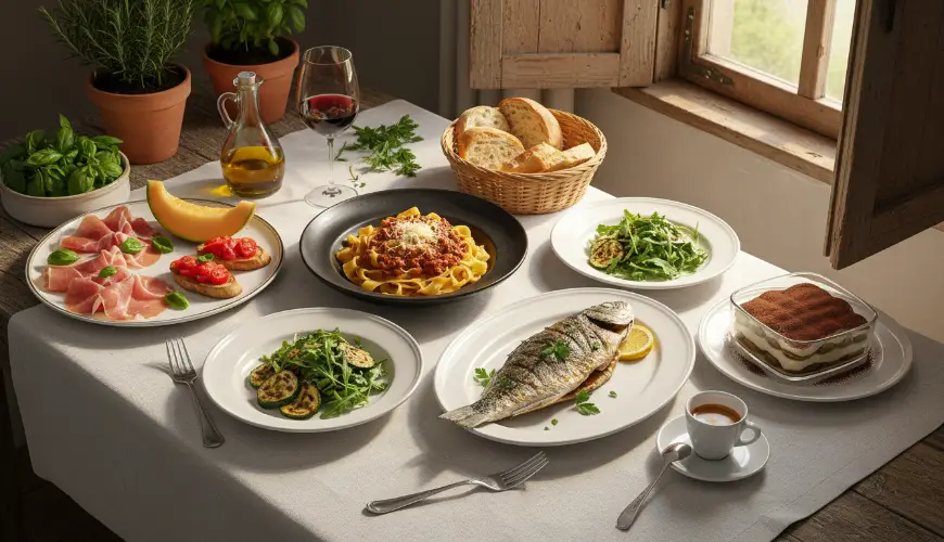 Jak funguje italské menu od antipasta po primo