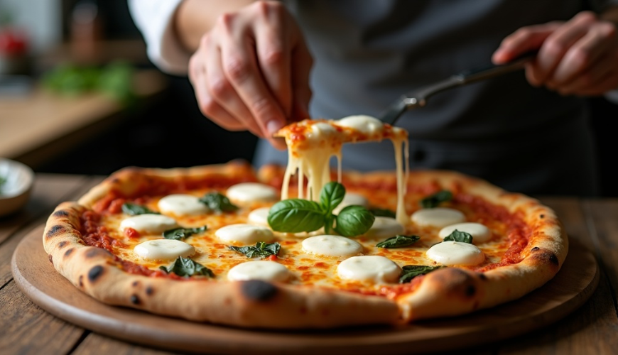 Mozzarella je královnou pizzy, protože její jemná chuť spojí všechny ingredience do harmonie