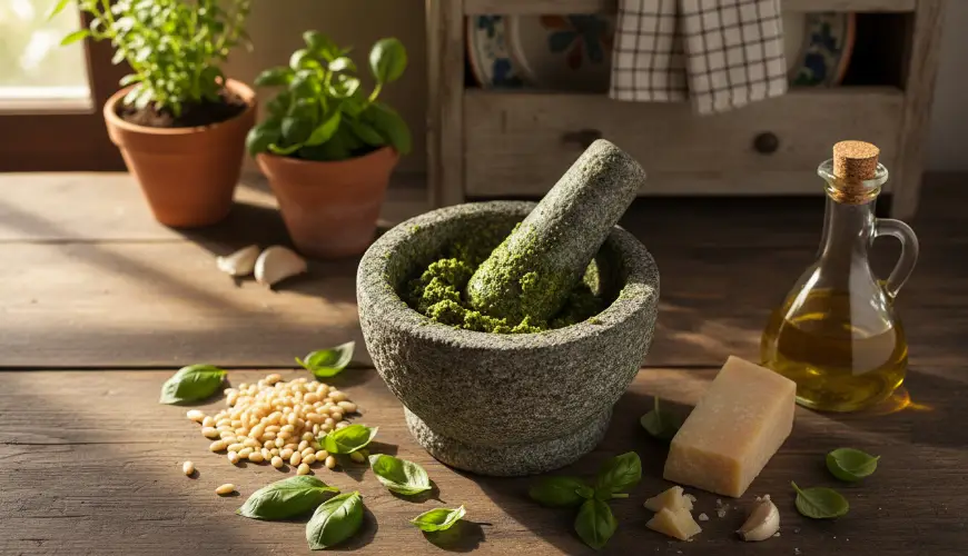 Pesto alla genovese: zelená omáčka, která změnila svět
