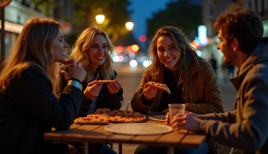 Pizza po večírku funguje jako jistota, protože spojuje chuť, vůni i rychlou energii