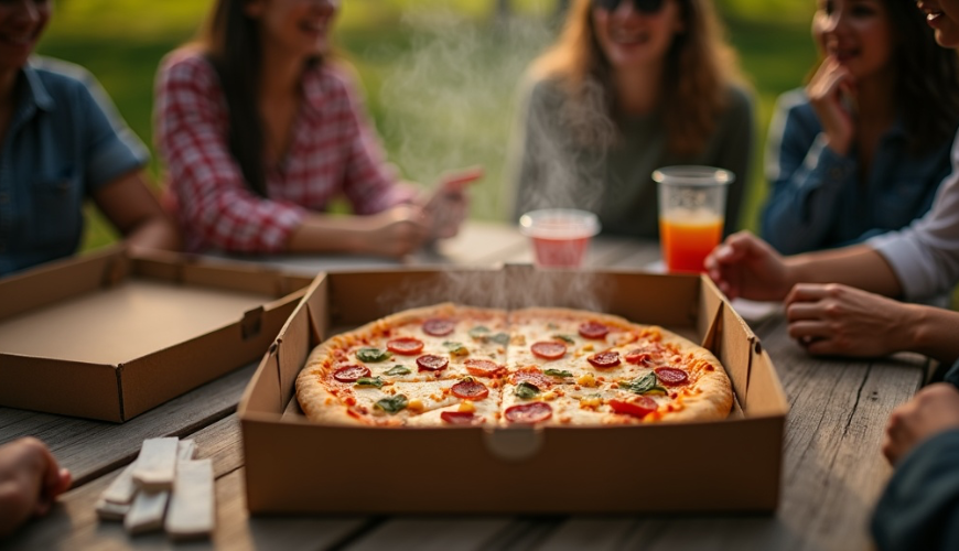 Proč je pizza kulatá a krabice hranatá, protože tradice a logistika si řekly o kompromis