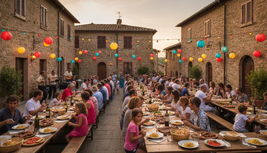 Sagra, italská venkovská slavnost chutí a jídla